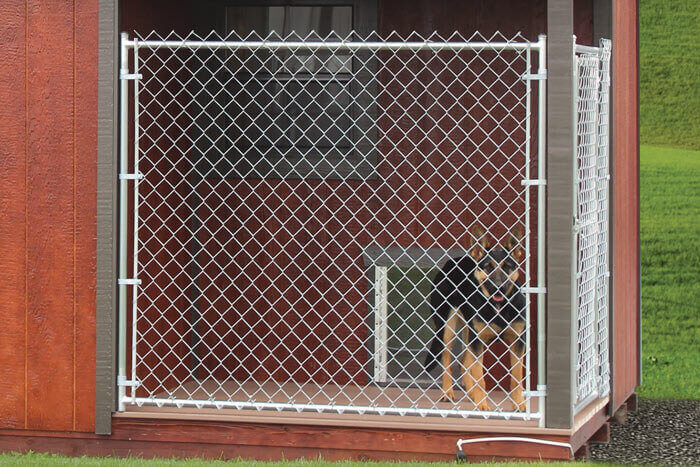 custom dog kennel panel