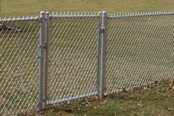 chain link fence gate