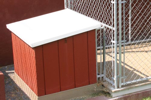 dog box on kennel